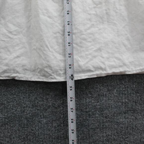 Reformation Dress 12 Pearson Linen Mini Cut Out Tie Strap Romantic Sexy Chic - Picture 12 of 13